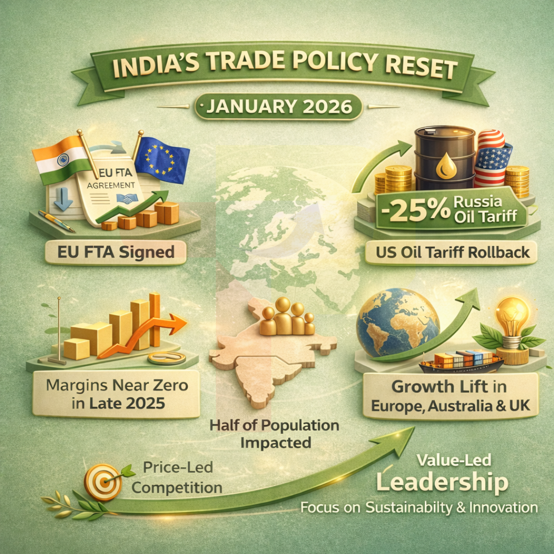 India: EU FTA and 25% Tariff Rollback Review Textile Industry