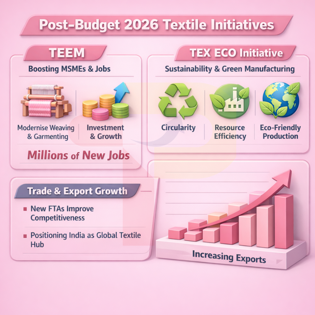 India Launches TEEM & Tex Eco Initiatives Under Budget 2026
