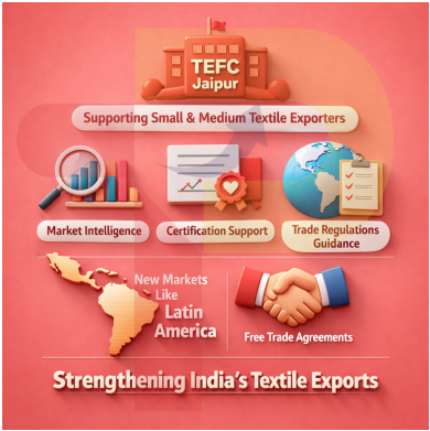 Textile Export Facilitation Centre Opened in Jaipur