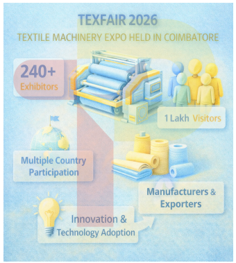 Texfair 2026 Textile Machinery Expo Held in Coimbatore