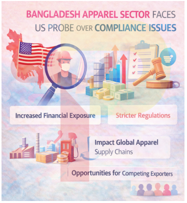 Bangladesh Apparel Sector Faces US Probe Over Compliance Issues