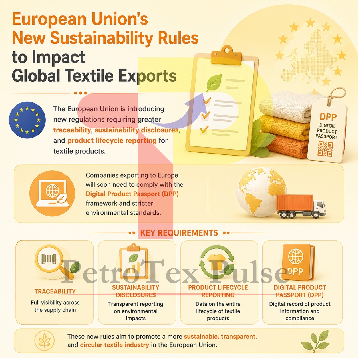European Union's New Sustainability Rules to Impact Global Textile Exports